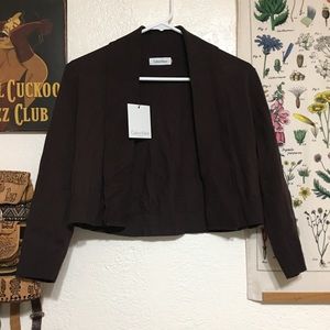 Calvin Klein New Brown Shrug